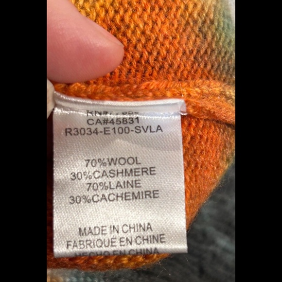 Sandrine Rose x Free People Tie Dye Paradise Circus Cashmere/Wool Sweater Size M - Picture 15 of 16